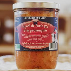 Mijoté de poule bio à la provençale