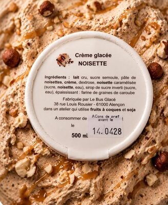 Créme glacée noisette