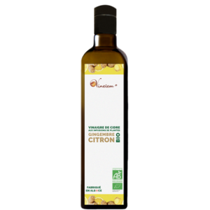 Vinaigre de cidre gingembre citron 750 ml