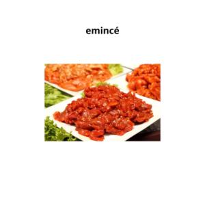 Emincé de bœuf mariné provençale