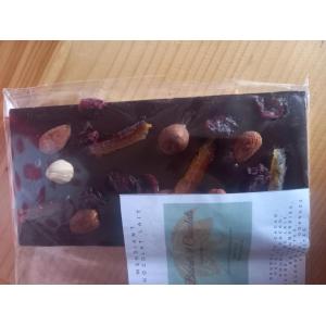 Tablette chocolat noir mendiant