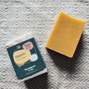 Quartz - savon au lait de chèvre 100g