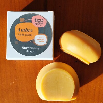 Ambre - savon au jus de carotte 30g