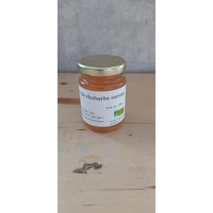 Gelée de rhubarbe sureau