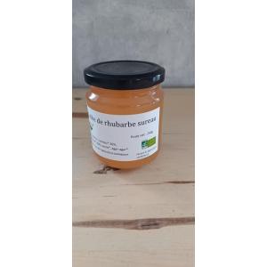 Gelée de rhubarbe sureau