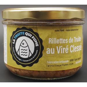 Rillettes de truite au viré-clessé