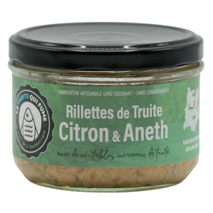 Rillettes de truite citron & aneth