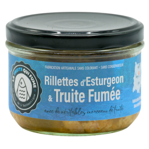 Rillettes d'esturgeon & truite fumée