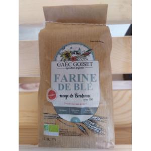 Farine de blé t80 'rouge de bordeau' 1kg