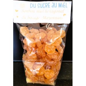 Bonbon miel hexagonal et dure