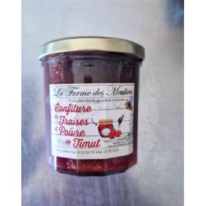 Confiture fraise, poivre timut