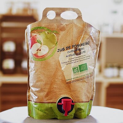 Bib de jus de pomme