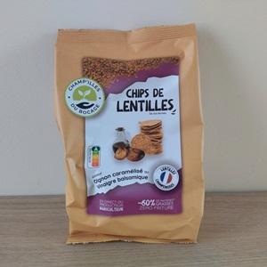 Chips de lentilles 'oignon caramélisé '