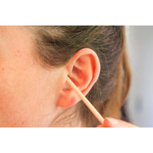 Cure oreille en hêtre coton tige réutilisable