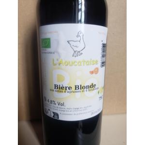 Bière blonde bio aux notes d'agrumes et 4 hou