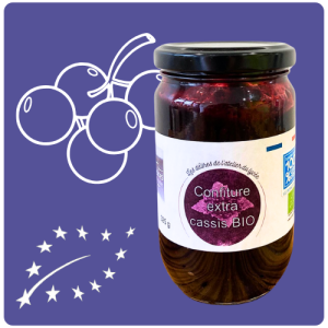 Confiture de cassis bio