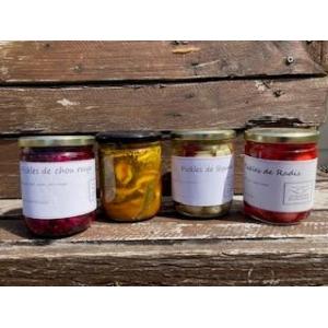 Pickles de cornichons aigre/doux
