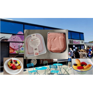 Sorbet plein fruit fraise