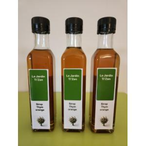 Sirop de thym orange