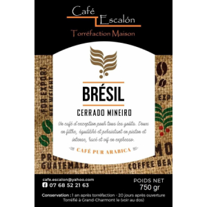 Brésil 'cerrado mineiro' pur arabica en grain