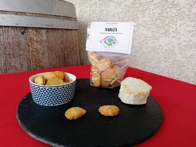 Gâteaux apéritifs au fromage de vache