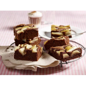 Brownie chocolat poires