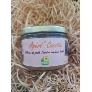 Rillettes de poule tomates séchées, basilic