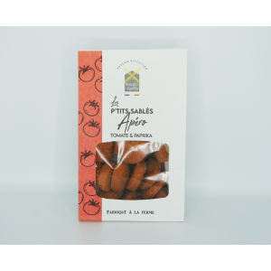 P'tits sablés apéro - tomate & paprika