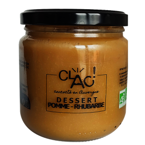 Dessert pomme rhubarbe