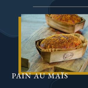 Pain au maïs tranché