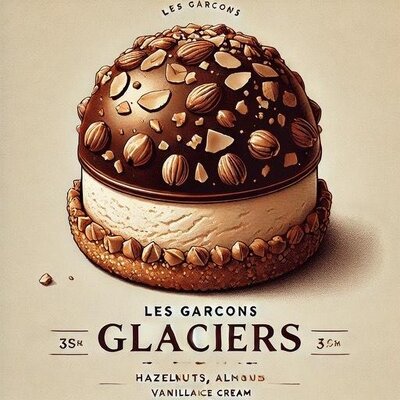 Lot de 6 goûter vanille/chocolat noir