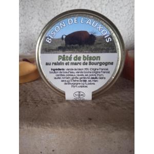Pâtés de bison raison marc de bourgogne -80 g
