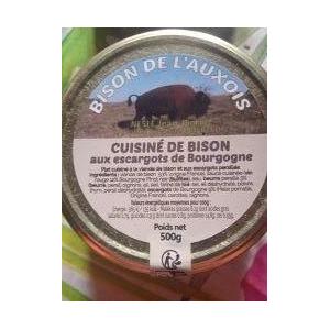 Cuisiné de bison aux escargots de bourgogne