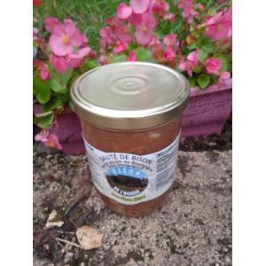 Sauté de bison - sauce au vin de bourgogne