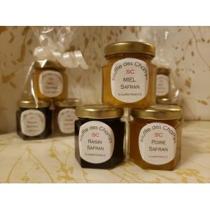 Trio petites confitures et miel