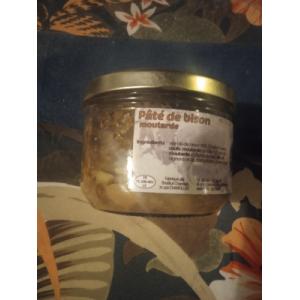 Pâtés  de bison  moutarde - 80g