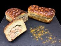 Saucisson brioché saumon/st jacques