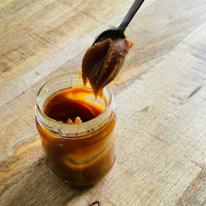 Caramel beurre salé cacahuètes