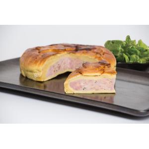 Tourte de noël au foie gras 2kg