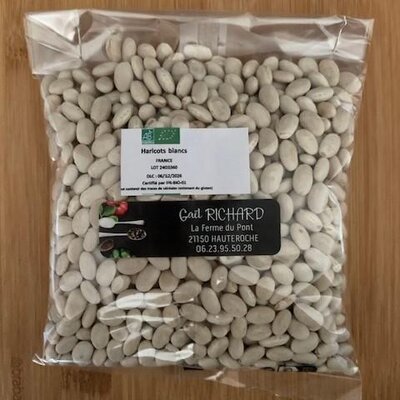 Haricots blancs secs - sachet de 320g