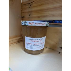 Confiture de pommes poires épices