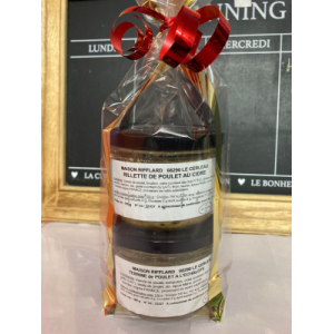 Coffret terrine bière , rillette cidre