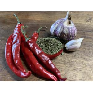 Huile au piment, ail et aromates - forte