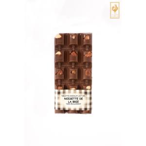 Tablette chocolat lait 34% noisette de la bri