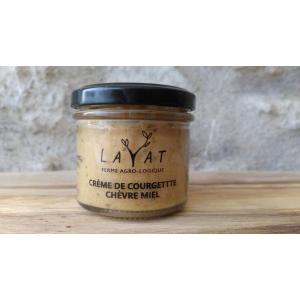 Crème de courgette chèvre miel