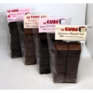 Cube guimauve framboise