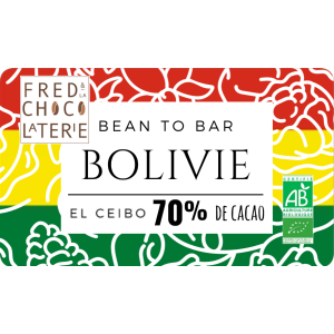 Chocolat 'bean to bar' de bolivie 70%