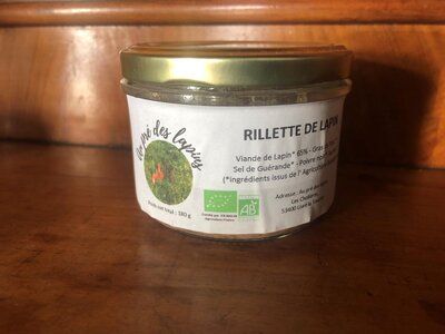 Rillette de lapin 180g