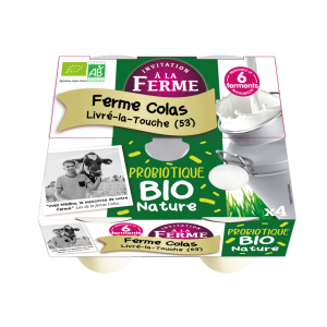 Yaourt probiotique nature