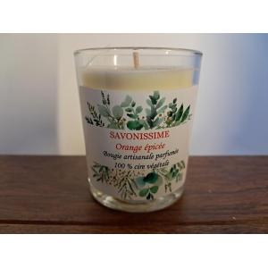 Bougie orange epicée